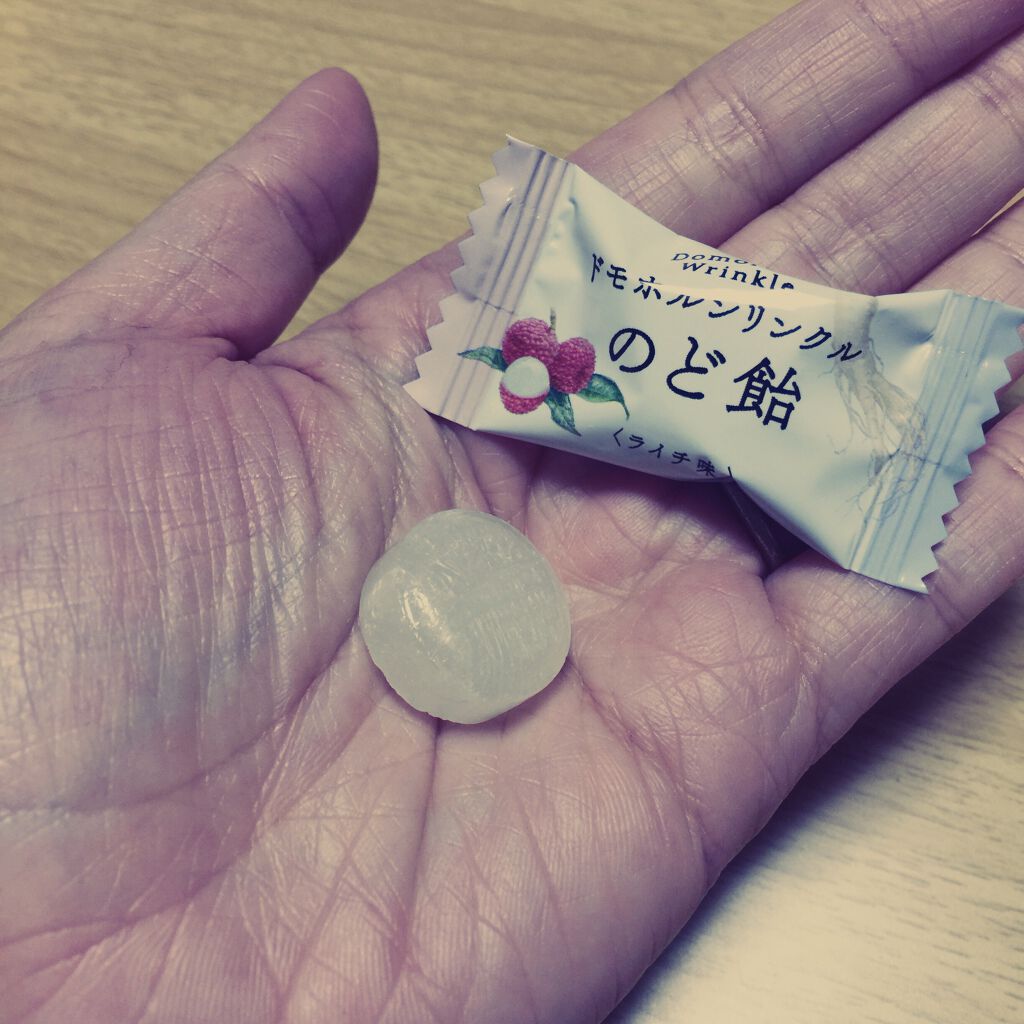 のど飴 ライチ味 ドモホルンリンクルの口コミ 疲れがたまって扁桃炎になってしまった年末 By Benjamin710 乾燥肌 30代前半 Lips