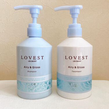 試してみた エアリーアンドグロス シャンプー トリートメント Lovest By Air Salon Quality Hair Careのリアルな口コミ レビュー Lips