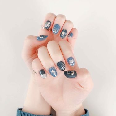 Pa ネイルカラー Paを使った口コミ 深海ネイル 深海水族館に行ったのでそのイ By 白米 混合肌 代後半 Lips