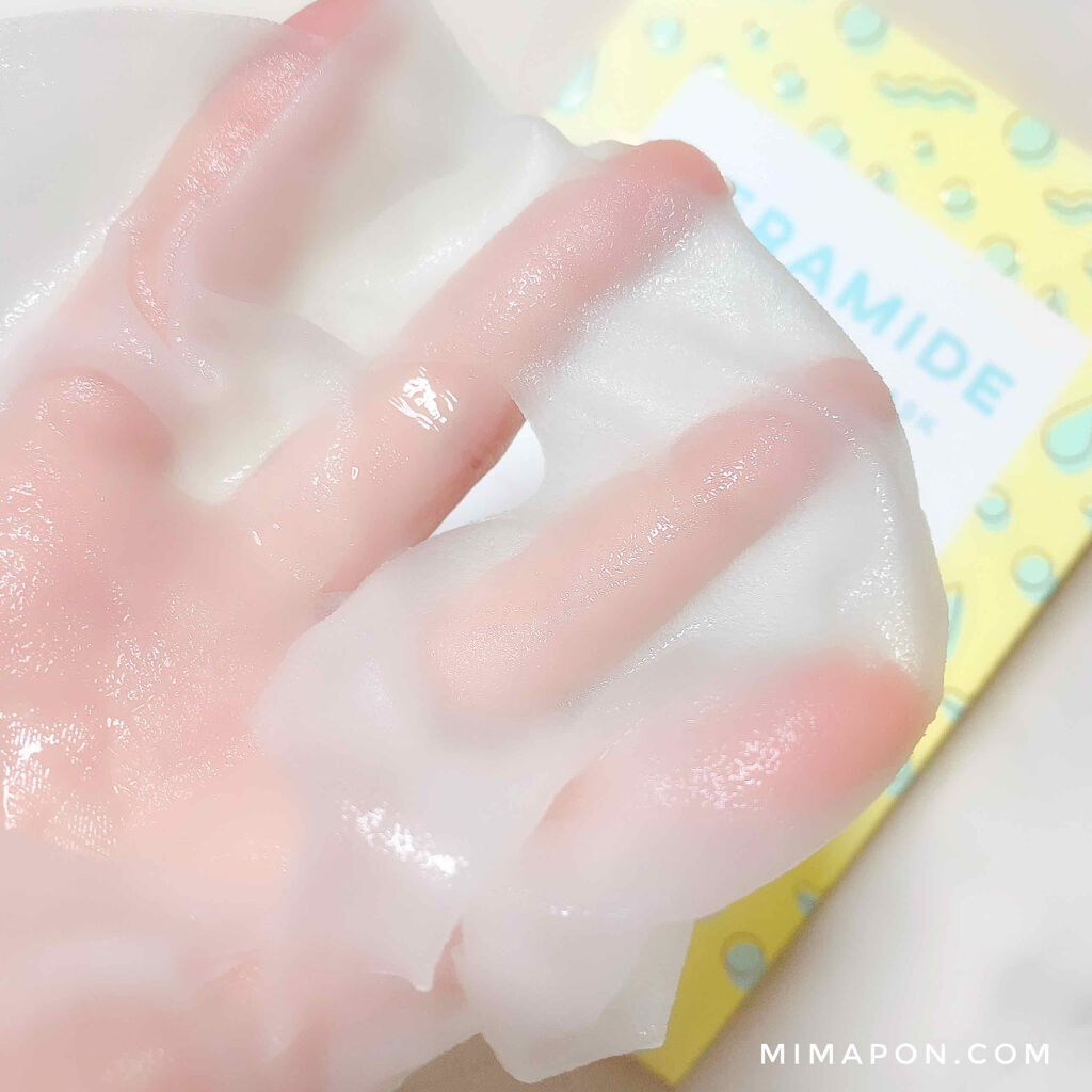 セラミドスキンバリアマスク Megood Beautyの効果に関する口コミ 鎮静パック Megoodbeauty By みまぽん 混合肌 代後半 Lips