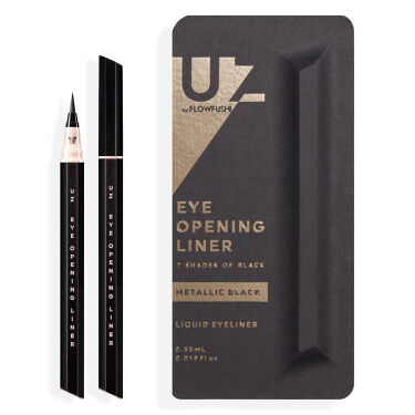 UZU EYE OPENING LINER 7 SHADES OF BLACK METALLIC-BLACK