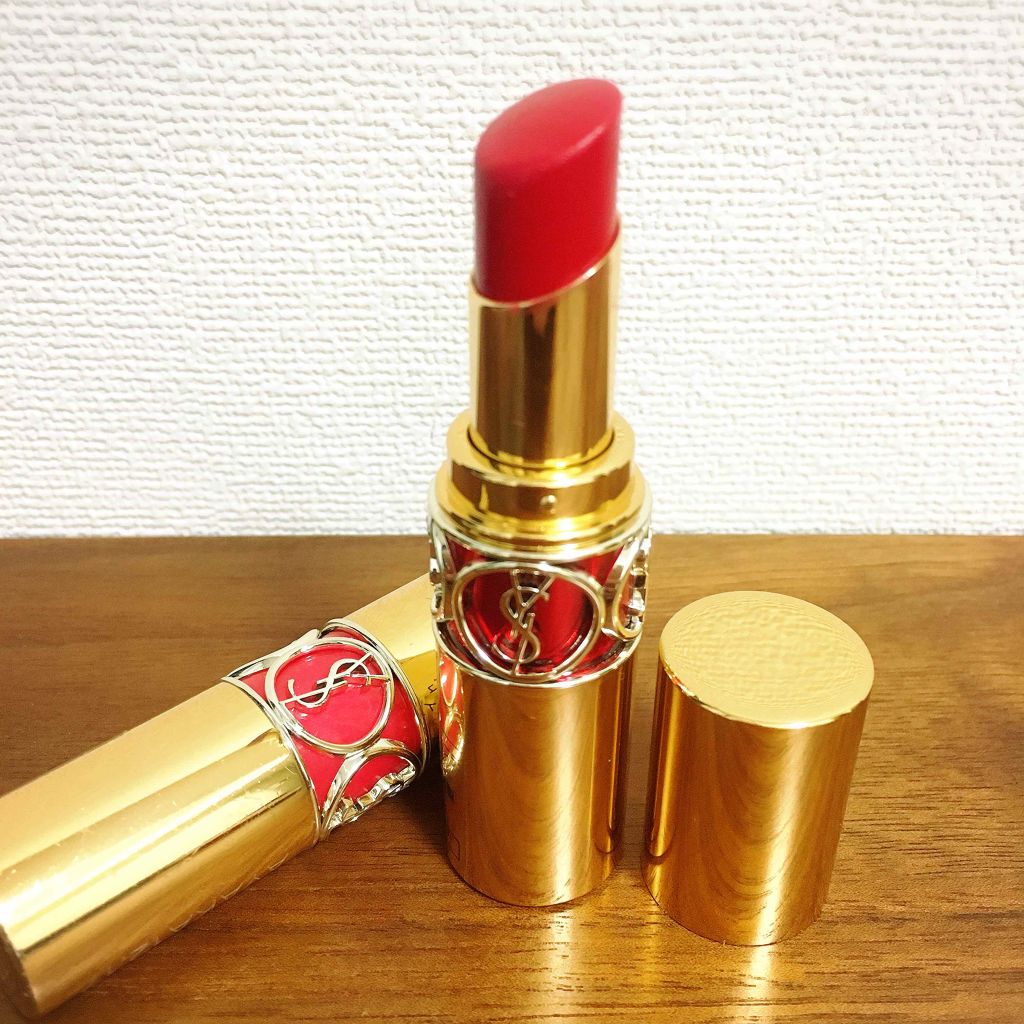 ルージュ ヴォリュプテ シャイン Yves Saint Laurent Beauteの口コミ 匂いは甘いマンゴーの香り 美容オイルが By 彩花 乾燥肌 代前半 Lips