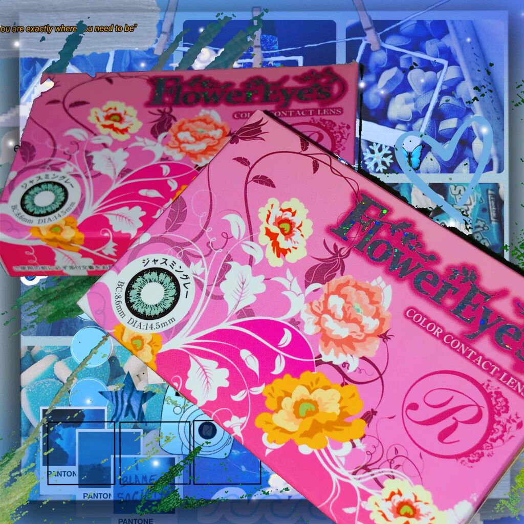 フラワーアイズ ワンデー 株式会社ビューフロンティアを使った口コミ Flowereye By ナギノエナ 20代前半 Lips