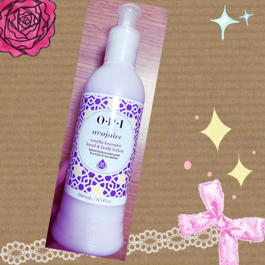 アボジュース ハンド ボディ ローション バニラ ラベンダー O P Iの口コミ Opiアボジュースハンド ボディローション By Maimai 混合肌 30代後半 Lips