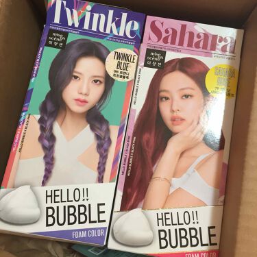 Hello Bubble Foam Color Miseensceneの使い方を徹底解説 派手髪好きの 韓国のヘアカラー剤でセルフ By ﾘｽﾞﾑ ﾏｲﾍﾟｰｽ投稿 Lips