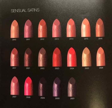 リップスティック Narsの人気色を比較 この秋はnarsが熱い トレンドカラーし By 憂 乾燥肌 代前半 Lips
