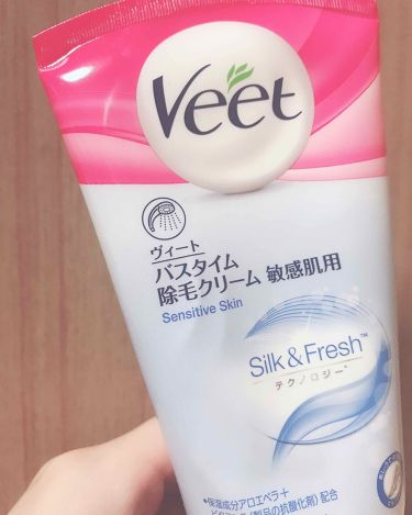 バスタイム除毛クリーム 敏感肌用 Veetの口コミ はじめまして 聖愛です 今回初めての投 By 聖愛 敏感肌 10代後半 Lips