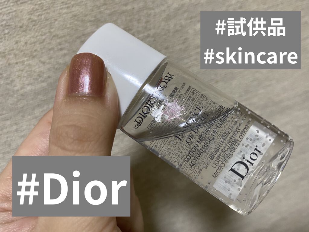 スノー ライト エッセンス ローション 薬用化粧水 医薬部外品 Diorの口コミ Dior 試供品 Diorで By ポン骨美 フォロバします 乾燥肌 代後半 Lips