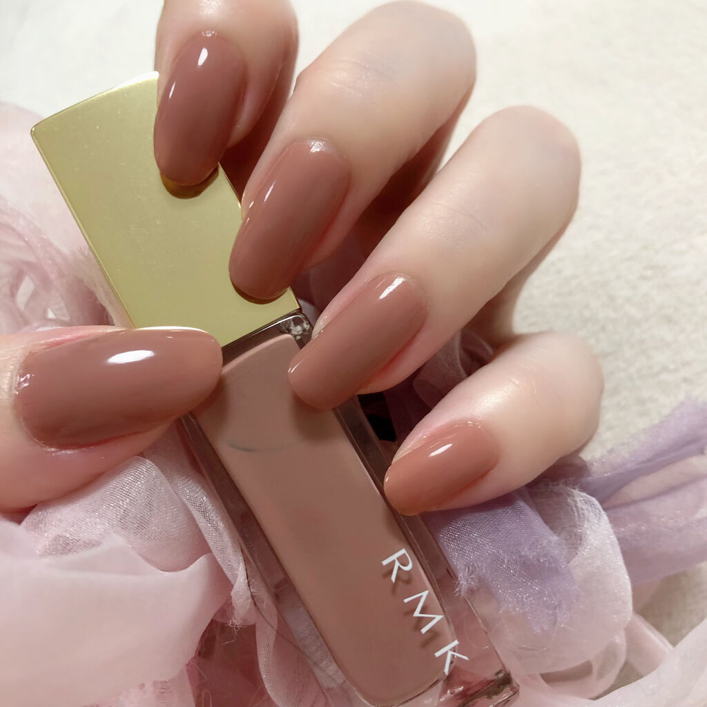 限定マニキュア ネイルポリッシュ Rmkの口コミ Rmkex 42 ピンクデューン1度塗り爪 By Rabbit 乾燥肌 Lips