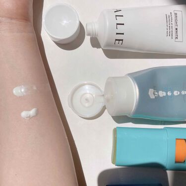 Uv ハンドクリーム Dhcを使った口コミ 日焼け止め 手持ちのもの3種類です左から By 𝖻𝗈𝗇𝗈 混合肌 代後半 Lips