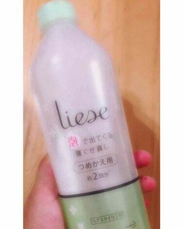 泡で出てくる寝ぐせ直し つめかえ用 340ml リーゼ Liese Lips