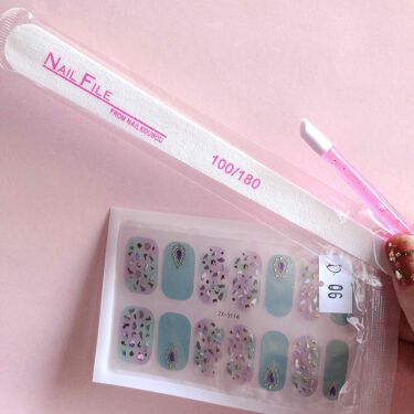 Nail File ネイル工房を使った口コミ ジェルネイル風シールライフネイル 今ネッ By ぬくれお セルフネイル Lips