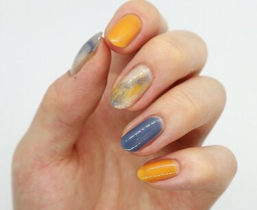 Emoda Jelly エモダ コスメティクスを使った口コミ Jelly8月号の付録でネイル こんばんは By 𝑚𝑒𝑟𝑐𝑒 Lips