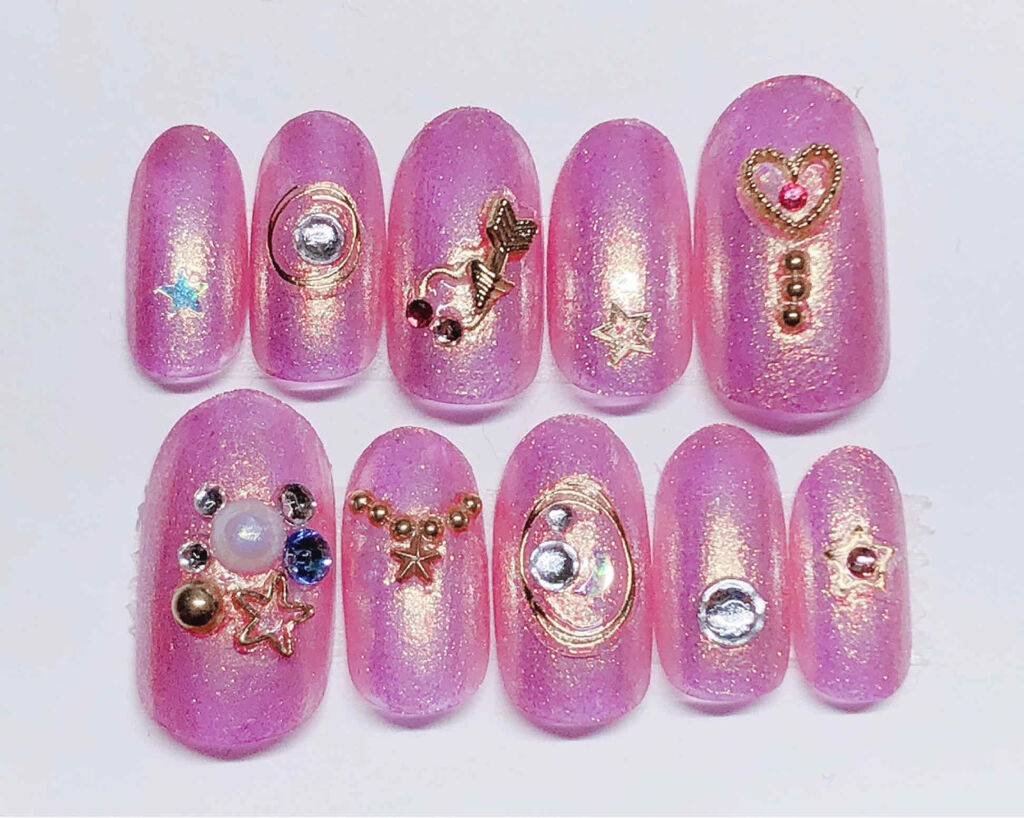 カラフルネイルズ キャンメイクを使った口コミ キャンドゥネイルシールで出来る幼女の夢ネイ By みじゅ 10代後半 Lips