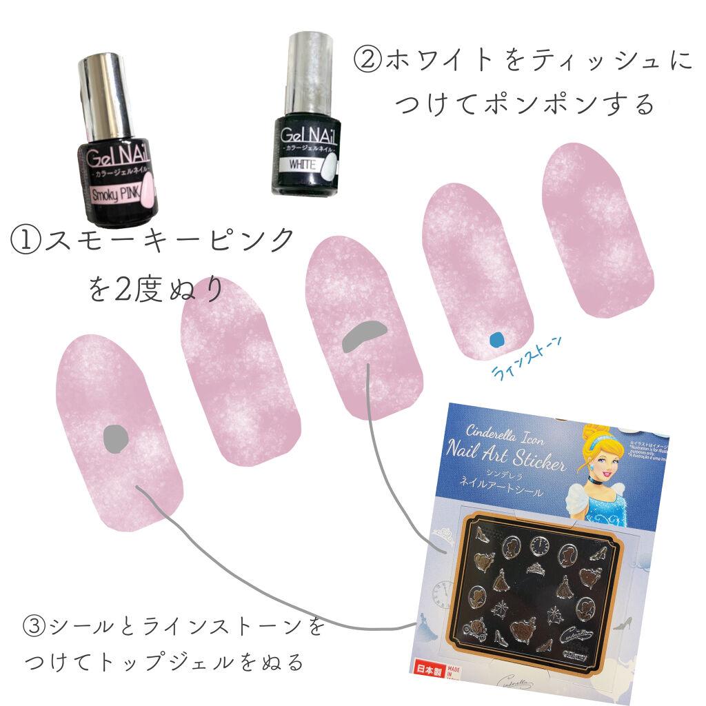 ダイソーネイルチップオーバルタイプ Daisoを使った口コミ 100円ショップでそろう お嬢様ネイル By ゅぅ 敏感肌 Lips