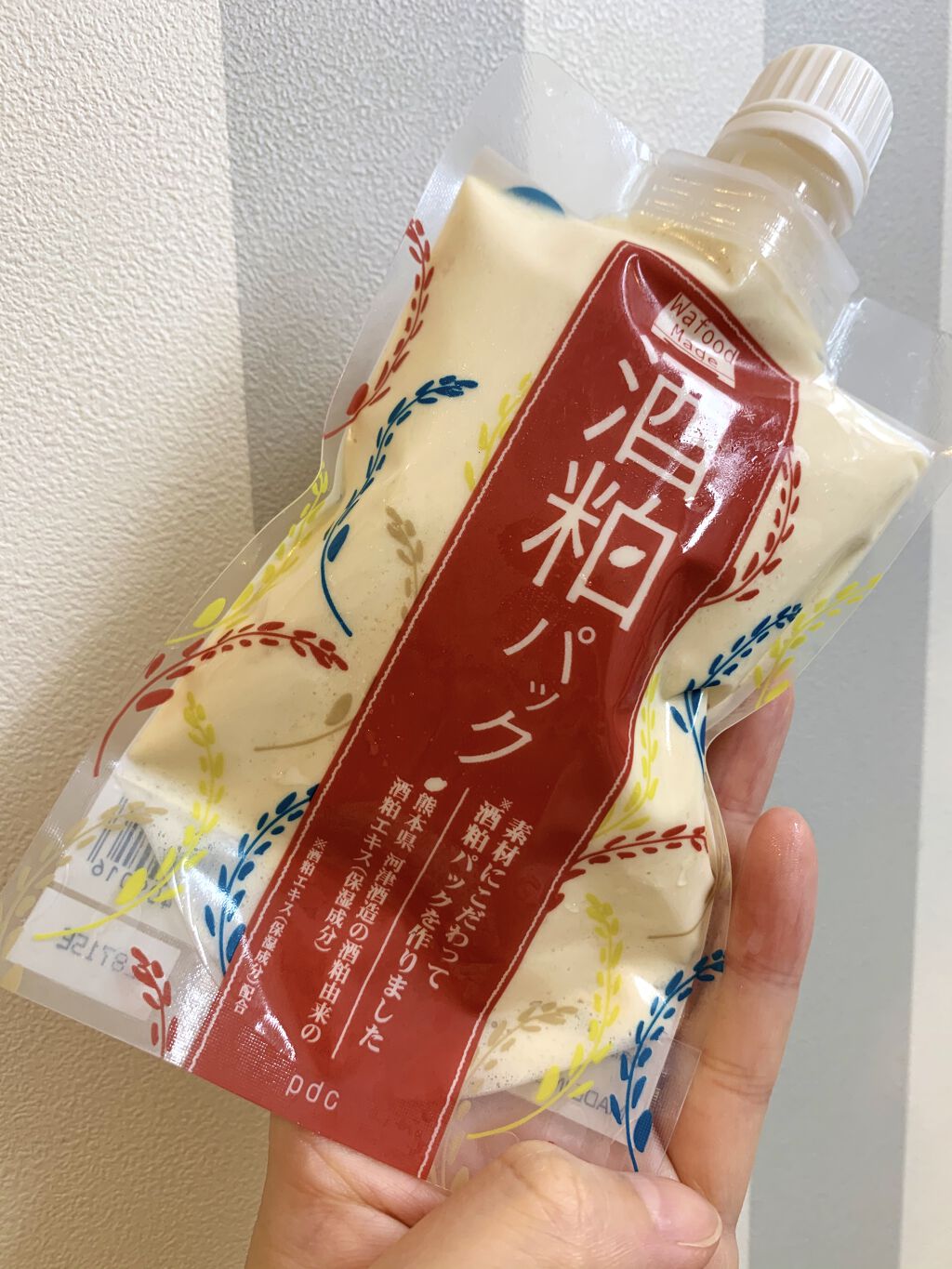 ワフードメイド 酒粕パック Pdcの口コミ お風呂でパック 塗りタイプ こちら 酒粕 By はたらくまあ子 乾燥肌 Lips