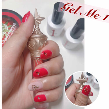 ジェルネイル ジェルミーワンの口コミ Gelme1使用色 シアーレッドgm 6 By Sara フォロバします Lips
