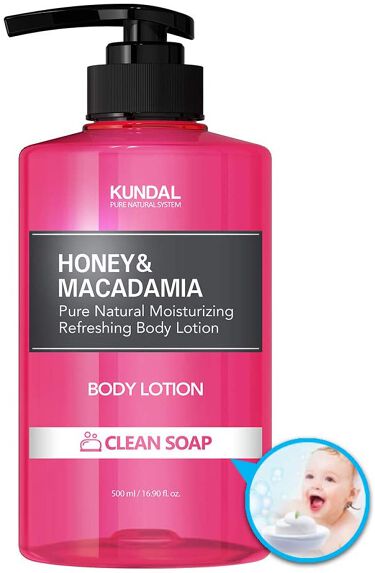 ハニー&マカダミア ピュアボディローション クリーンソープ Clean soap
