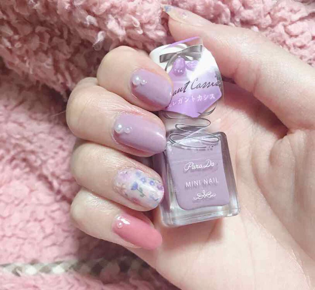 ミニネイル パラドゥの口コミ パラドゥミニネイルノーブルフランボワーズエ By あんず Lips