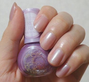 サンリオネイル Daisoの口コミ フレンドネイルオーロラパープル薄く3度塗り By 月桃 混合肌 代前半 Lips