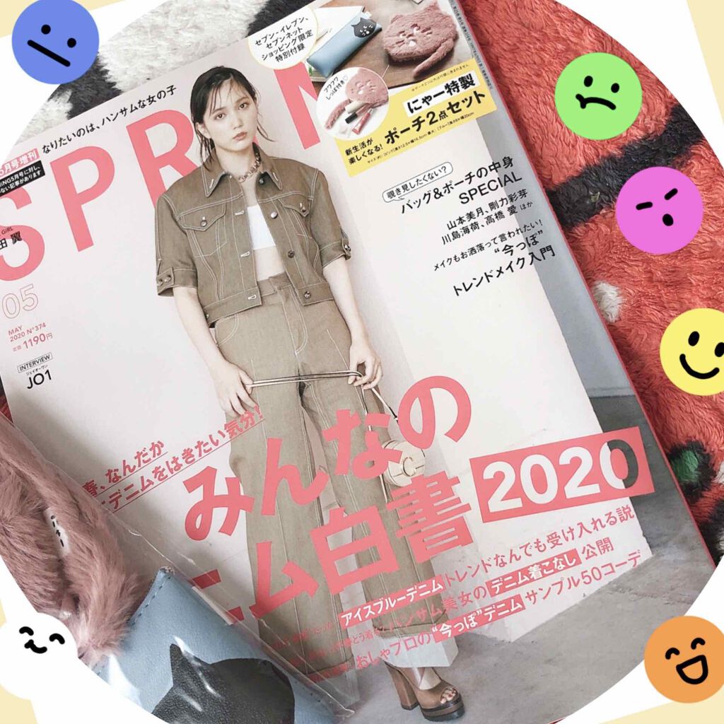 Spring 年5月号 Springの口コミ 雑誌スプリング5月号 猫のポーチ２点セット By あんさん 乾燥肌 Lips