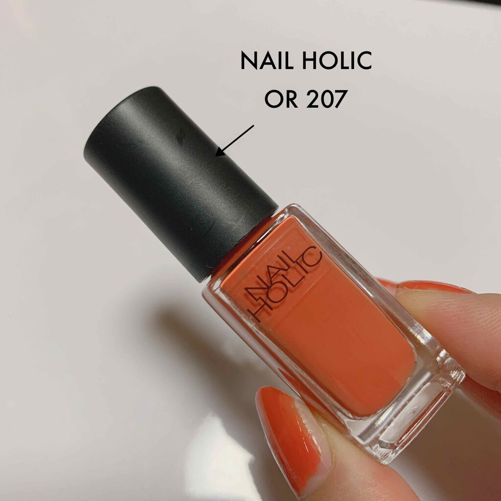 ネイルホリック ネイルホリックの口コミ ネイルホリックor7オレンジのネイル By K M 乾燥肌 Lips