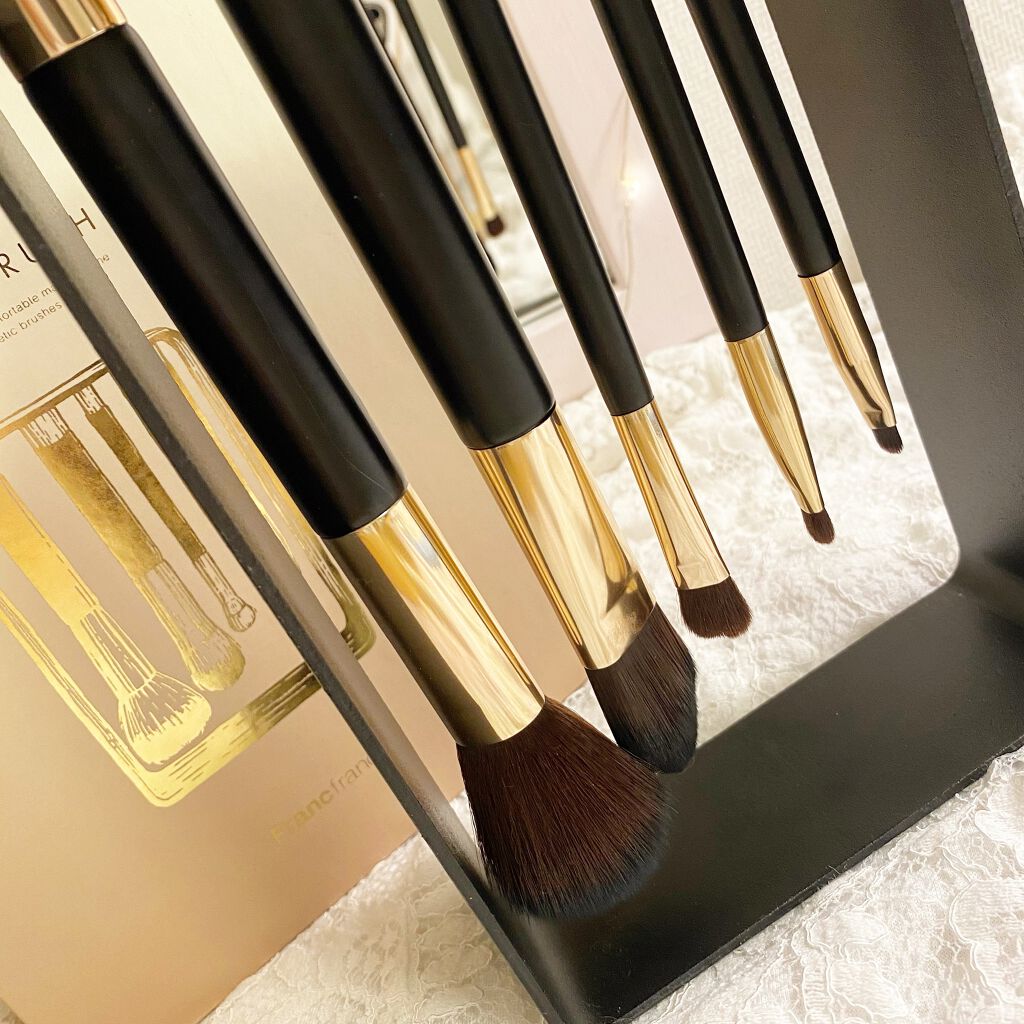フェネート マグネティック メイクアップブラシセット ブラック 5本組 フランフランの辛口レビュー Francfrancの大人気メイクブラシ By りんごあめ 敏感肌 10代後半 Lips