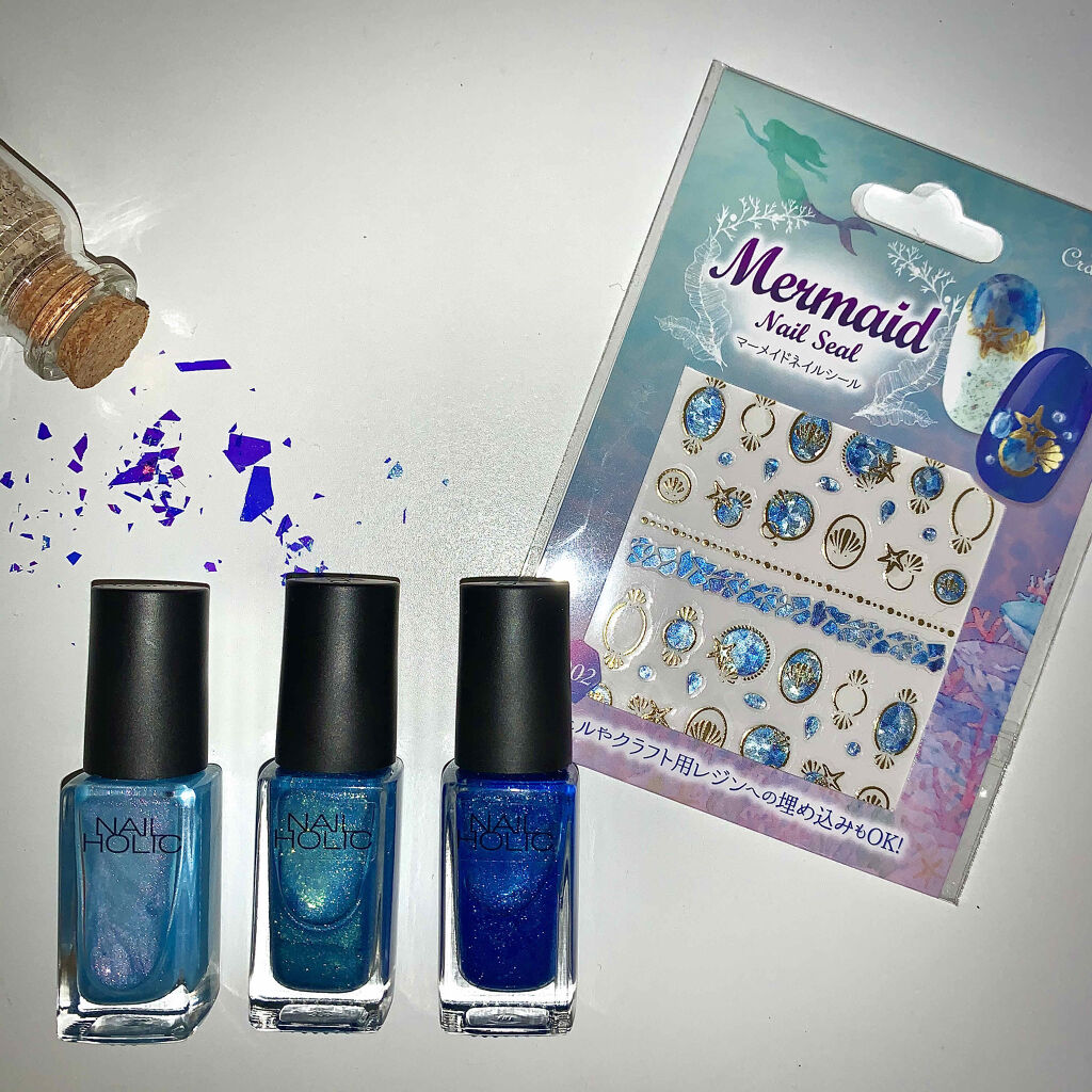 ネイルホリック ネイルホリックを使った口コミ Bluemermaidnail 今回は夏 By ﾟeli ﾟ 敏感肌 10代後半 Lips
