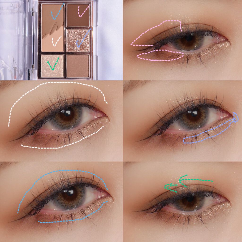 プロ アイパレット ミニ Clioの人気色を比較 リクエストいただいたので塗り方を動画に撮っ By Nana Lips