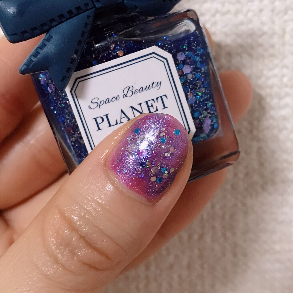 ネイルポリッシュ Planet Nailを使った口コミ 冬の夜にきらめくイルミネーションネイル By Ema 代前半 Lips