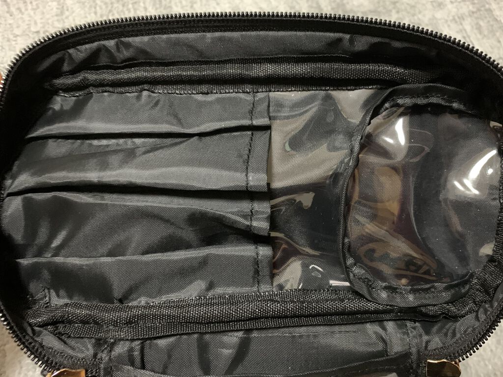 バニティポーチ サンリオキャラクターズ レトロ しまむらの口コミ しまむらで0円 使い勝手 メイクポーチ By Ria フォロバ 混合肌 10代後半 Lips