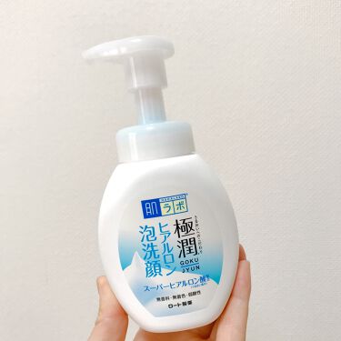 1000円以下 極潤 ヒアルロン泡洗顔 肌ラボのリアルな口コミ レビュー Lips