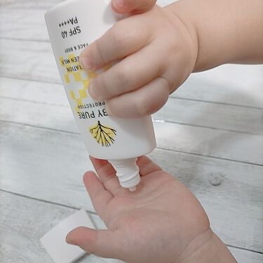 ボタニカルuvミルク Baby Pureの口コミ 赤ちゃんも使えて環境にも優しい日焼け止め By あい 40代前半 Lips