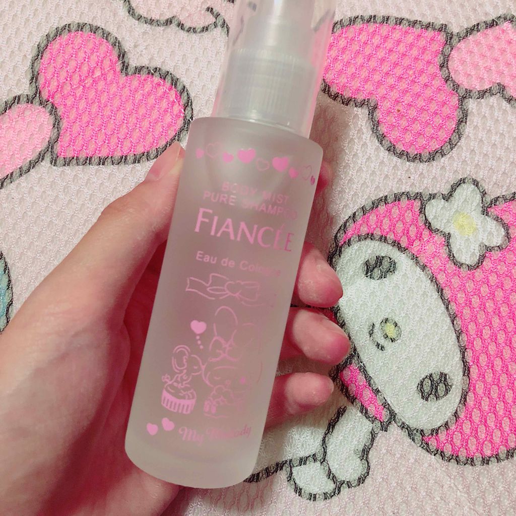 限定香水 レディース フィアンセ ボディミスト ピュアシャンプーの香り フィアンセの口コミ マイメロの限定デザイン 可愛いデザイン こ By ℂ𝕙𝕒𝕣𝕒ꨄ 混合肌 代後半 Lips