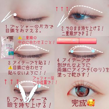 ワンダーアイリッドテープ Extra D Upを使った口コミ 二重事情 私の二重についてはlipsを By 孔雀 混合肌 10代後半 Lips