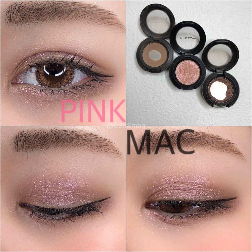 スモール アイシャドウ M A Cを使った口コミ Allmac Pinkmake By 𝐌𝐎𝐍 普通肌 Lips