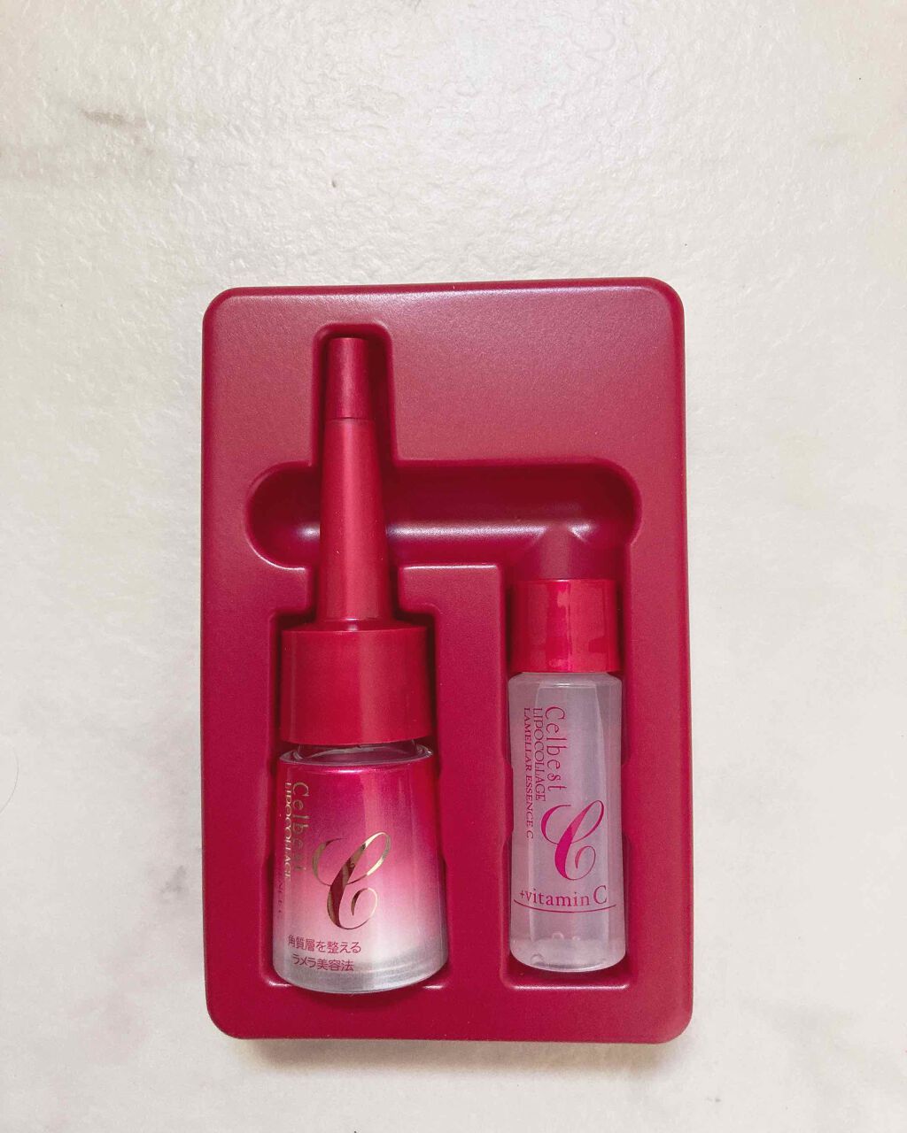 ラメラエッセンスc セルベストの口コミ 生コラーゲン を配合した美容液です エス By りあママ フォロバ100 混合肌 Lips