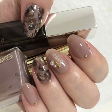 カラフルネイルズ キャンメイクを使った口コミ なんちゃってニュアンスレオパードネイルエク By Rabbit 乾燥肌 Lips