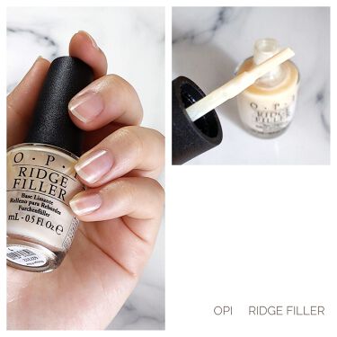リッジフィラー O P Iの口コミ 爪の筋を目立たなくしてくれるベースコート By みり俵 乾燥肌 Lips