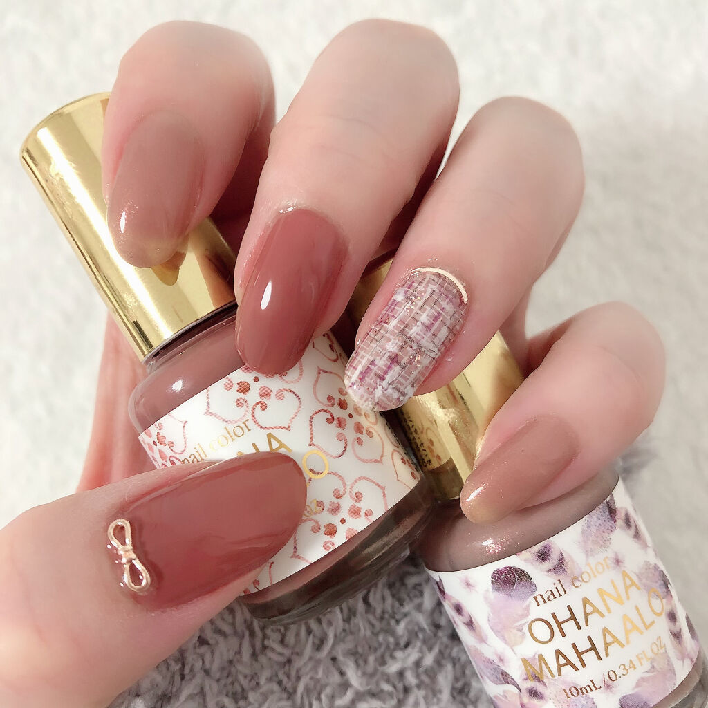 ネイルポリッシュ Planet Nailを使った口コミ しずくネイルシールを使用したツイードネイル By Rabbit 乾燥肌 Lips