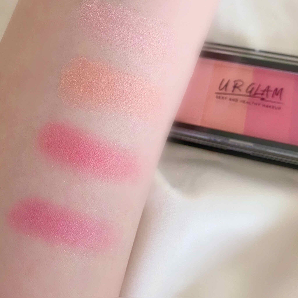 Ur Glam Gradation Cheek グラデーションチーク Urglamの口コミ 4色のグラデーションが可愛いピンクチーク By るりは 敏感肌 Lips