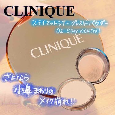 ステイ マット シアー プレスト パウダー Cliniqueの口コミ 混合肌におすすめのプレストパウダー 対テカリ 今日は 私が By Yoshino 混合肌 代後半 Lips