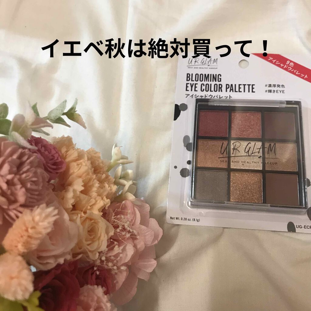 Ur Glam Blooming Eye Color Palette ブルーミングアイカラーパレット Urglamの口コミ イエベ秋 におすすめのパウダーアイシャドウ イエベ秋はもう絶対に買 By Minamicky 乾燥肌 代後半 Lips