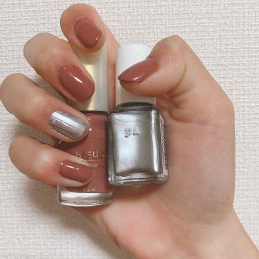 ネイル エナメル ちふれを使った口コミ セルフネイル シルバーをアクセン By ゆ う ち ゃ ん 敏感肌 10代後半 Lips