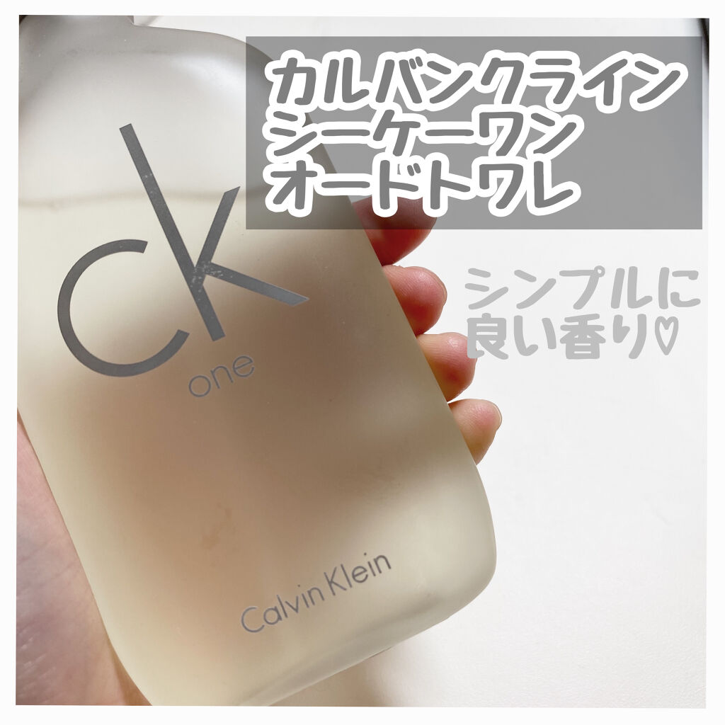 シーケーワン オードトワレ Calvin Kleinの口コミ おすすめの香水教えてください カルバンクラ By 奈 乾燥肌 10代後半 Lips