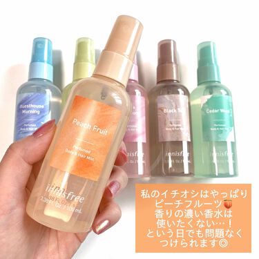 パフュームド ボディ ヘアミスト Innisfreeの口コミ 大人気のイニスフリーミスト 全種類香りレビ By 本田ユニ 混合肌 代前半 Lips