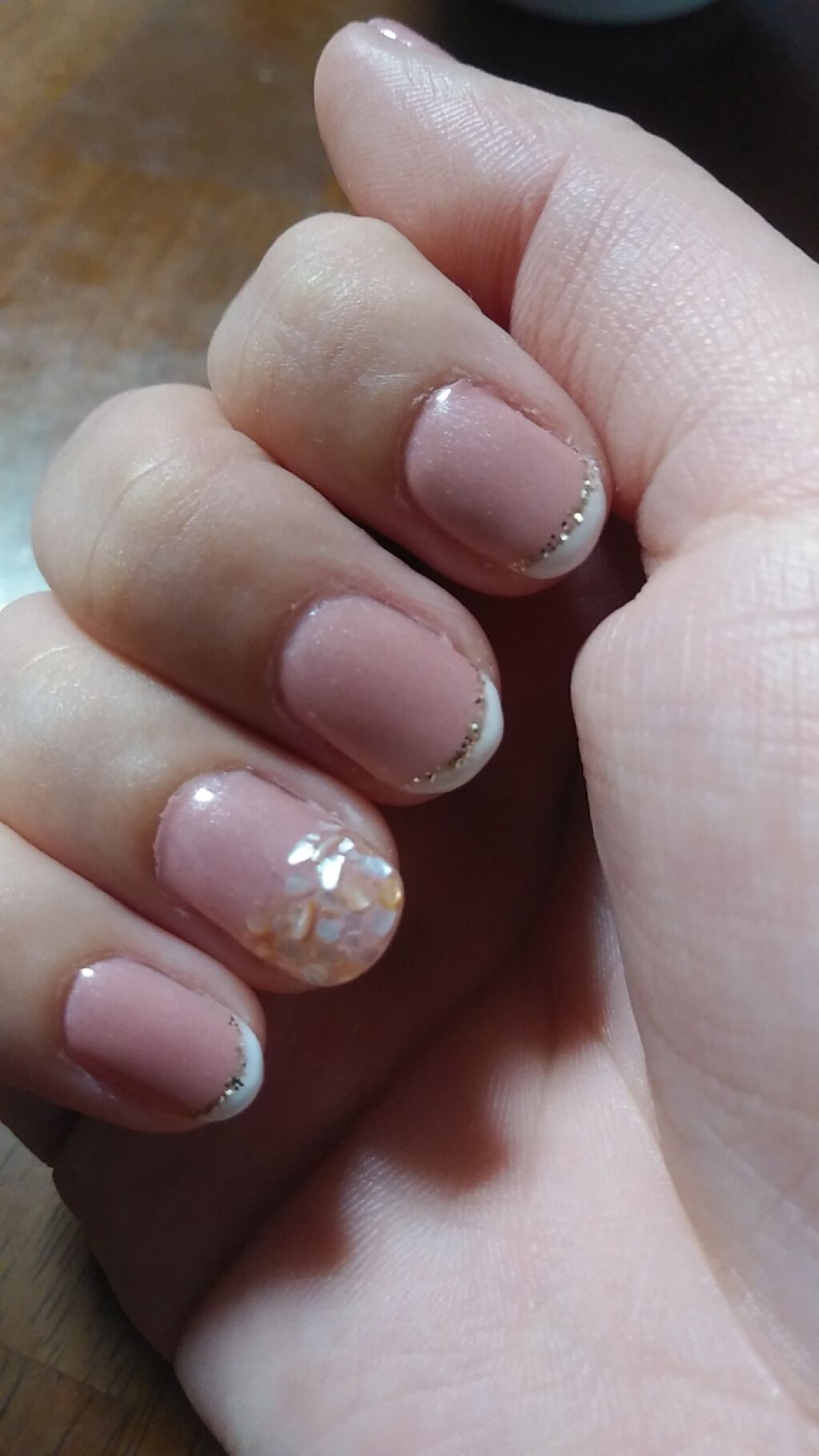 シェルフレーク 化粧 つめメイク No 318 Daisoの口コミ 超優秀 100均で買えるおすすめネイル用品 ダイソー シェルフレー By シロ 乾燥肌 代前半 Lips