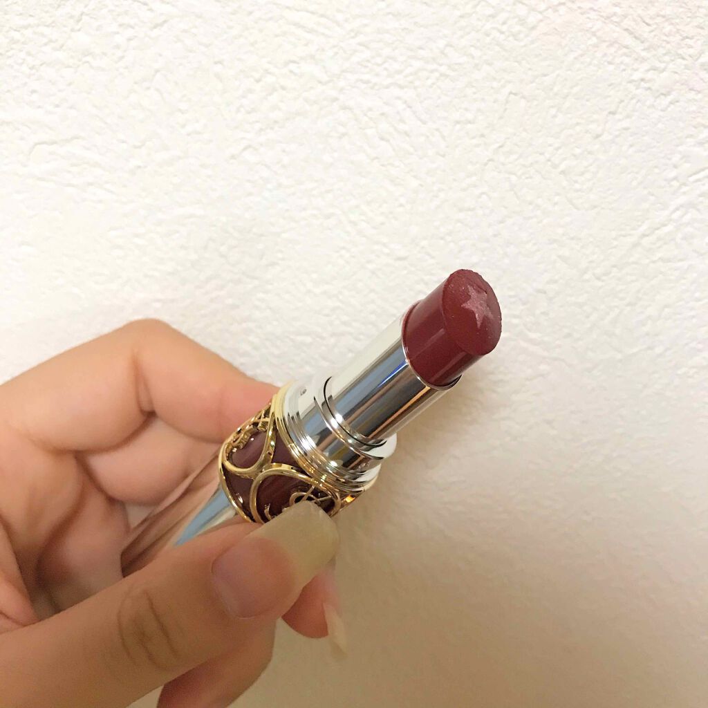 ルージュ ヴォリュプテ ロックシャイン Yves Saint Laurent Beauteの口コミ イエベにおすすめの口紅 いい意味でめっちゃ裏切 By 𝙲𝚊𝚑𝚘 普通肌 Lips