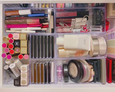 コスメ収納 Daisoを使った口コミ ニトリのドレッサー買いました まだ片付け途 By みーちゃん 混合肌 Lips