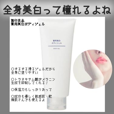 薬用美白ボディジェル 無印良品のリアルな口コミ レビュー Lips